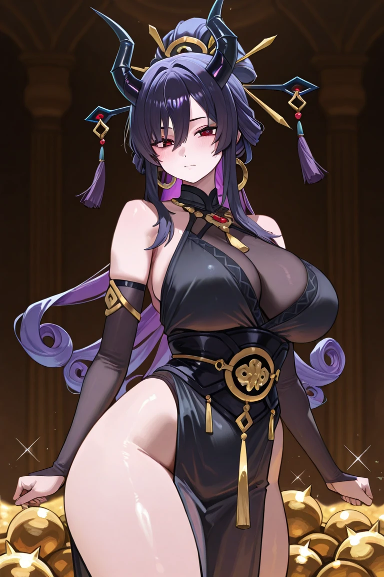 masterpiece, best quality, beautiful art, high resolution, well formed hands, body and fingers, 1 woman, solo, Raiden Shogun, up, adult, big breasted, cleavage, full body, , wearing a Bremerton kung Fu cruiser outfit, sexy and skimpy chinese dress outfit , long hair, hair ornament, gorgeous legs and thighs, she is fighting in a combat match at a martial arts tournament, she is getting ready to fight, making her guard pose, action and fighting scene, about to hit the viewer, looking at the viewer, sweating , feeling confident and proud, smiling joyfully and happily, charming her opponent with her beauty, bouncing breasts, fighting scene, martial arts tournament on the beach