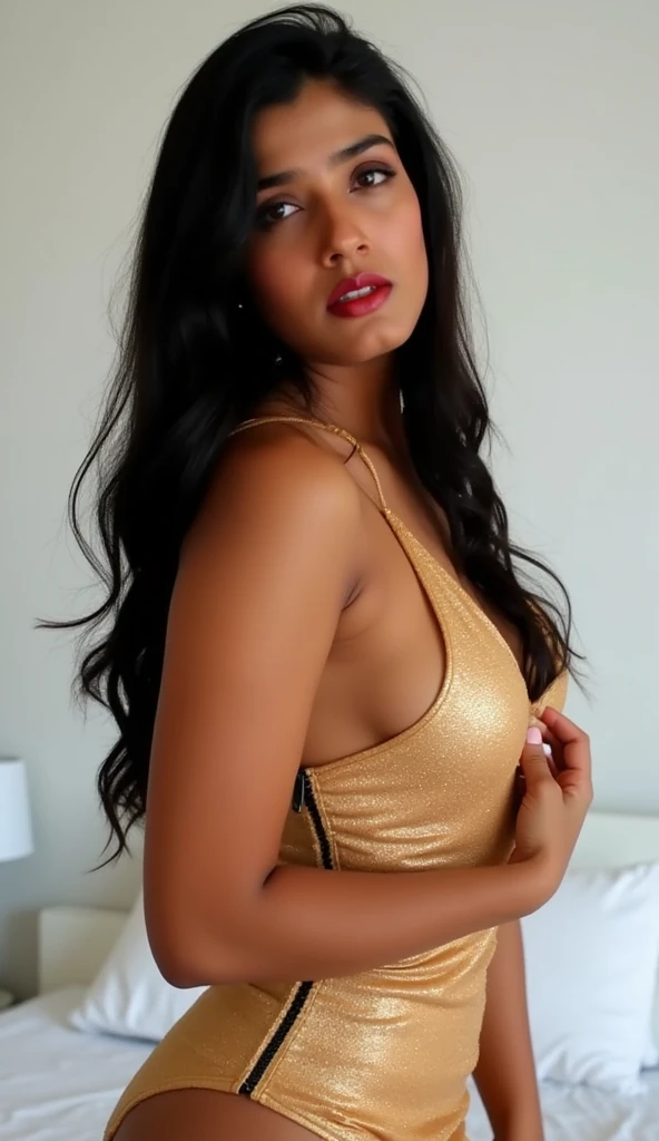 Extremely beautiful Tamil girl nude long nipple sexy pose nude pussy handjob realistic cumshot all over body fucking dick inside pussy cum leaking from pussy