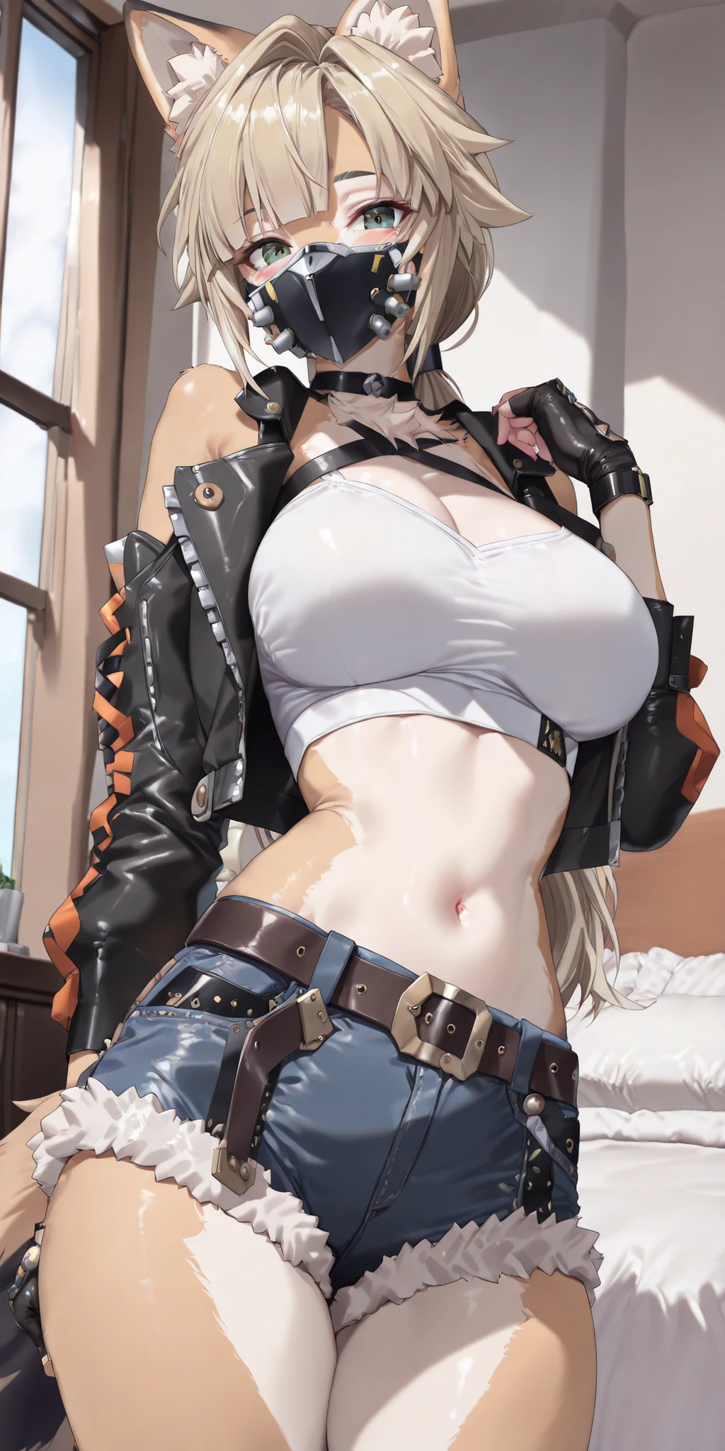((masterpiece)), ((best quality)), (ultra-detailed), illustration, beautiful art, artistic, realistic, 8k, wallpaper, beautiful, high resolution, good composition, good art, scenery, cinematic, (((nude))),detailed skin, (Shiny oily skin), glossy skin, fine skin, (beautiful hair), (beautiful red eyes), hand with five delicate fingers, (perfect anatomy), (correct limb), nostrils, (realistic), long hair ahoge hat beret hair ornament cleavage,(( perfect nude large big breasts)), ((perfect erect nipples)), slim waist ,black jacket, open jacket, long sleeves, (cameltoe), black thighhighs knee pads, promptsgirl, big gun, Batllefront war background.