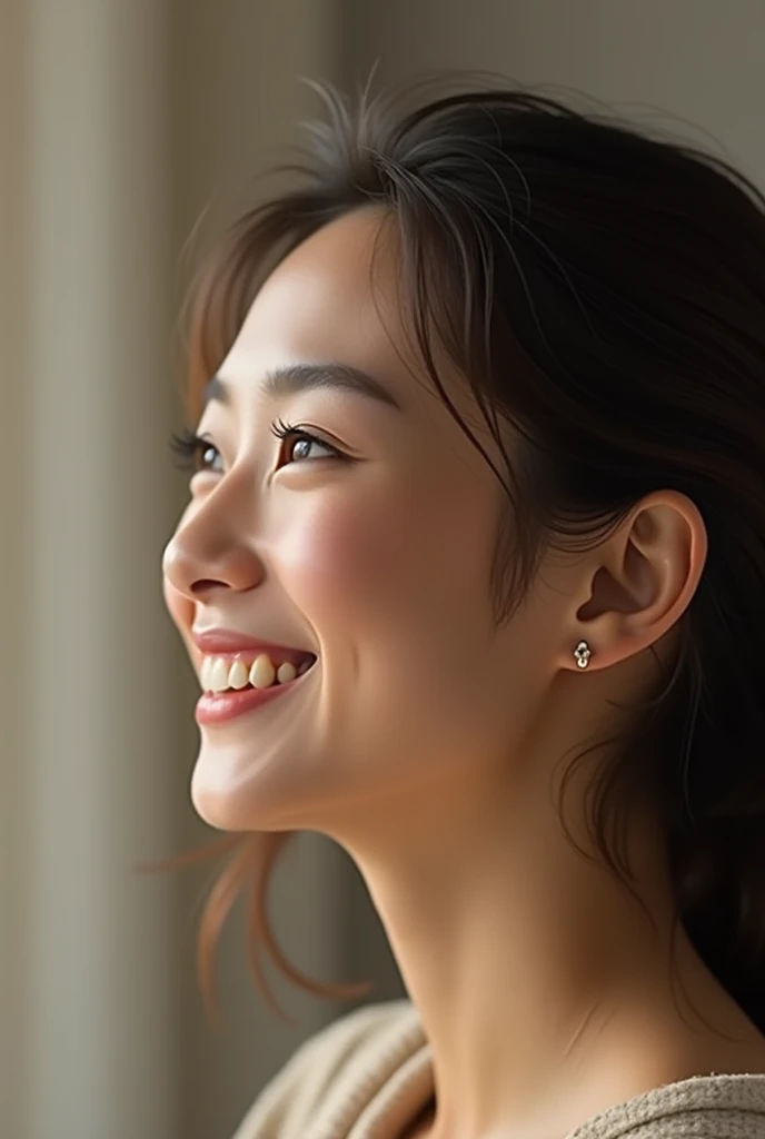 Beautiful mature woman with beautiful wavy long hair, Sticking out tongue, Ultra-high resolution,(Realistic:1.4), ((Highest quality)), ((masterpiece)), (be familiar with),