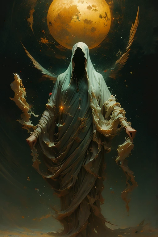 (man) ((whole body)) (perfect face) ( perfect body ) (greek clothing) Fallen Angel, primer angel, biblical angel, lucifer, huge wings, beauty, darkness, good and bad, Cherub that protects... Photography, ultra definition, HD, 8k, camara full, ultrapixeles, detailed.