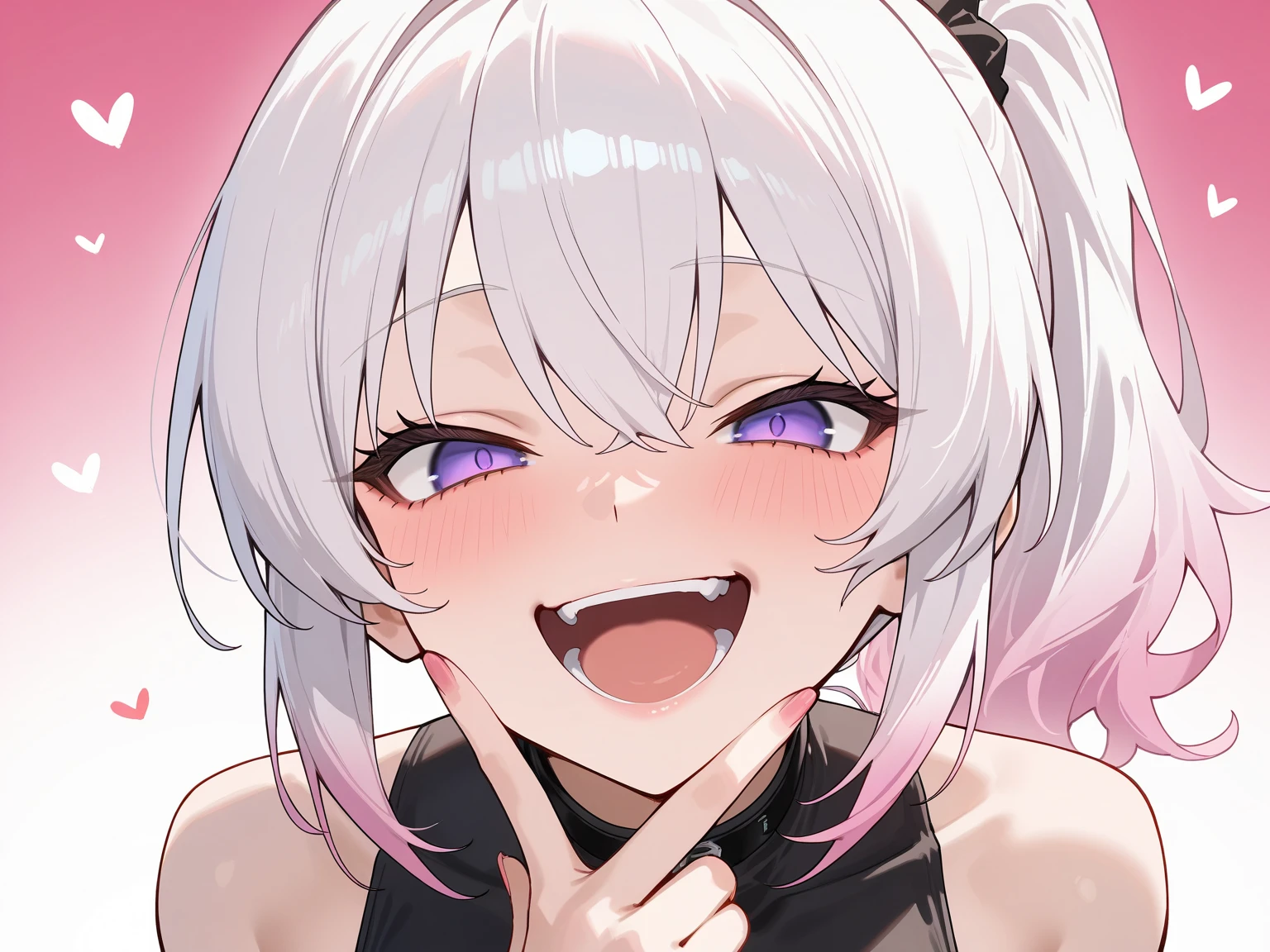 ((Best quality)), ((masterpiece)), (detailed), ((masterpiece)), ((high quality)), illya, tongue out, cum in mouth, seductive look, half body, look at viewer, in the night club, sexy, erotic