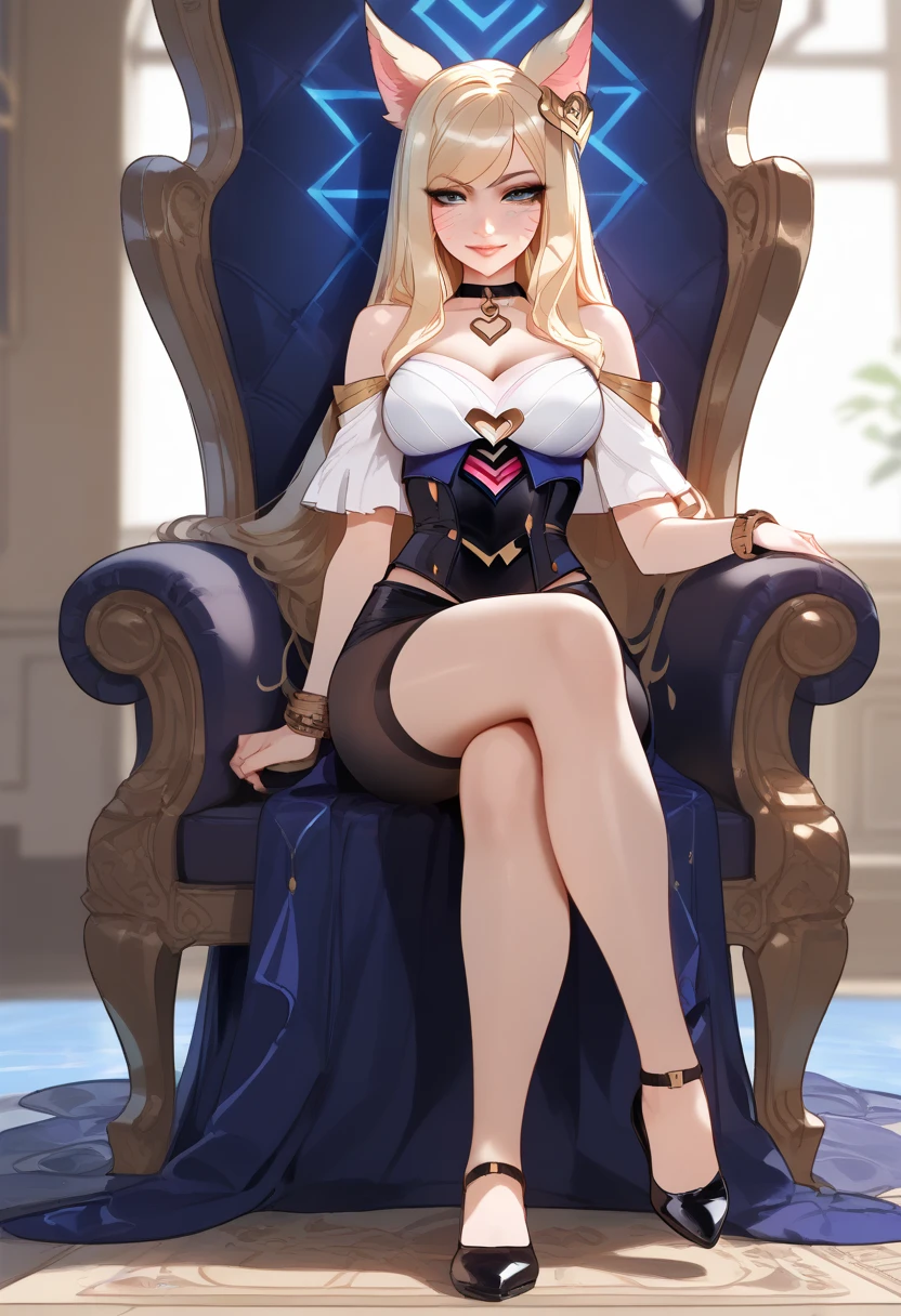Bare breasts,Exposed genitals,Detailed details,Artoria Pendragon,Skinny fishnet socks,Kizi ,diadems,choker necklace,ear jewelry,bangle,Tattooed with,sitting on an royal throne,Golden hair,Golden pupils,diadems,queen,palaces,Tulle coat,Clothes open,Gorgeous short skirt,Golden pupils,Leg to knee,with thin legs,white legwear,without wearing shoes,fresh flowers,8K,Lewd expression,Blushing,
