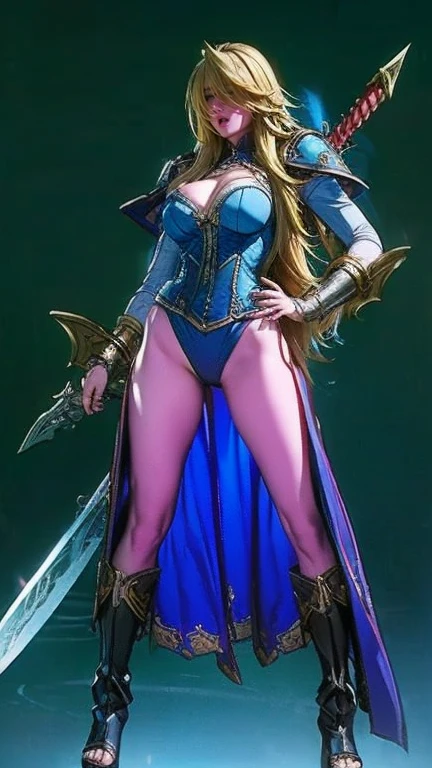 Beauty, take a sword, long legs