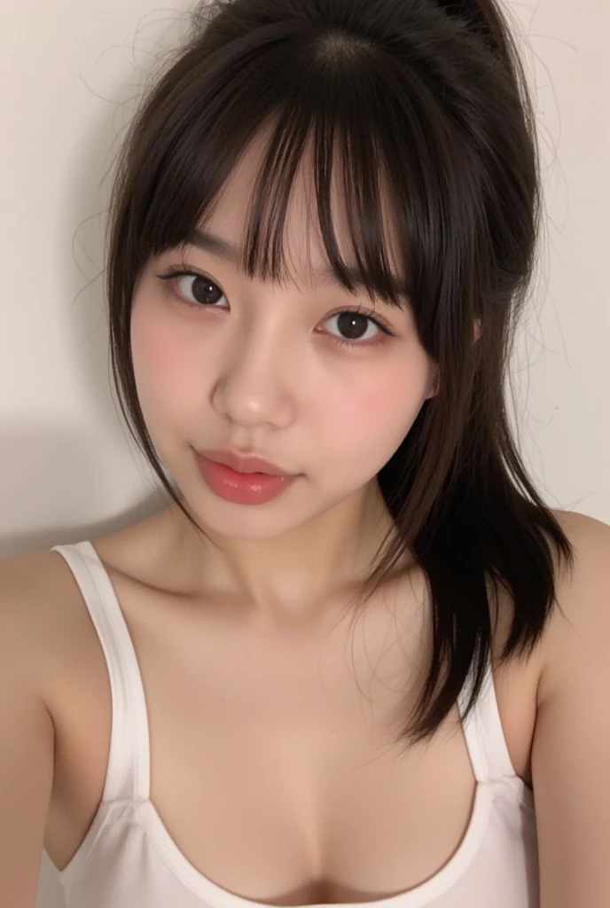 best qualityer, bountiful breasts, nipple piercing marked on blouse