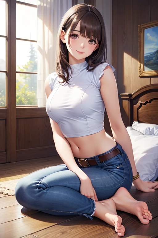 nfsw,
disorganized, High resolution, (super detailed:1.1), (1 girl:1.3), watercolor style, (soft blending:1.4),
(Tank Top Short Dress:1.4), smile、
(delicate texture:1.4, break (bokeh photo:1.3), soft focus, out of focus highlights, dreamy atmosphere, fascinating depth, blurred edges, dynamic angle, break brown hair, anegasaki nene