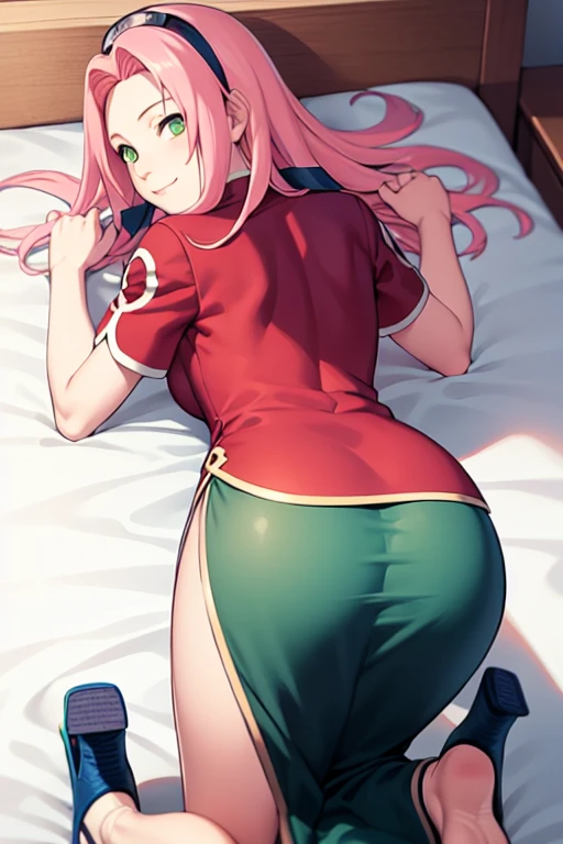 Girl, smile, red lips, big nose, big tits, big , long hair, red hair colors, fair skin, big ass, big butt, sexy girl, sexy body, big body, white clothes colors, black underwear colors, sexy pose girl, ass pose, butt pose, show ass, show butt, ass focus, butt focus, sexy ass, sexy butt, beautiful girl, realistic pose, in bedroom pose, gaze looking at the camera, uzumaki_kushina, large_breasts, standing, solo, kushina_green_dress, masterpiece, best quality, detailed face, detailed eyes, highres, smile, (masterpiece:1.4, best quality:1.2), (Highres), (Detailed Illustration), Ultra-Detailed, konohagakure, uzumaki_kushina, kushina_green_dress, standing straight, uzumaki_kushina, large_breasts, standing, solo, kushina_green_dress, masterpiece, best quality, detailed face, detailed eyes, highres, smile, (masterpiece:1.4, best quality:1.2), (Highres), (Detailed Illustration), Ultra-Detailed, konohagakure, uzumaki_kushina, kushina_green_dress, standing straight,