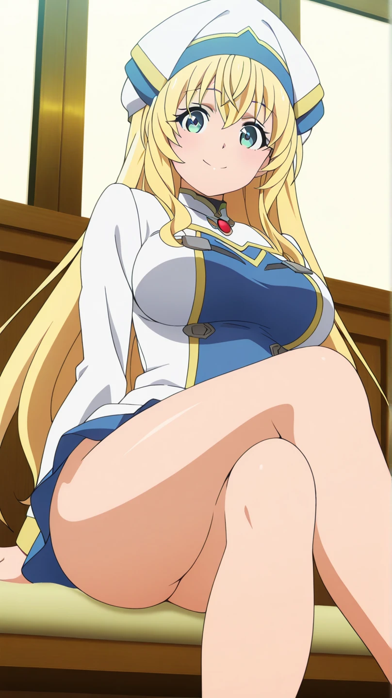 1 girl, alone, long hair, smile, blue eyes, open your mouth,, full body, holding, boots, blonde hair, :d, outstretched arm, Castle in the room, 1 girl, difficult, Chibi, masterpiece, expensive quality, very_expensive_solve, big_file size, full color, 1990s \(style\), anime, anime_screen cap, animeーション化された gif, mp4 ,video, animeーション化された,masterpiece, highest quality, soft lighting, confused, looking at the viewer, alone, smile, Thighhighs, white , big breasts, whole body,,(NSFW),((spread your legs,She stretches her insides to reveal her uterus)), ((nude,nfsw,squatting,open legs)),(((Kupaa:1.5))),((Showing the inside of the uterus)),(white_headwear, white headwear:1.2),
