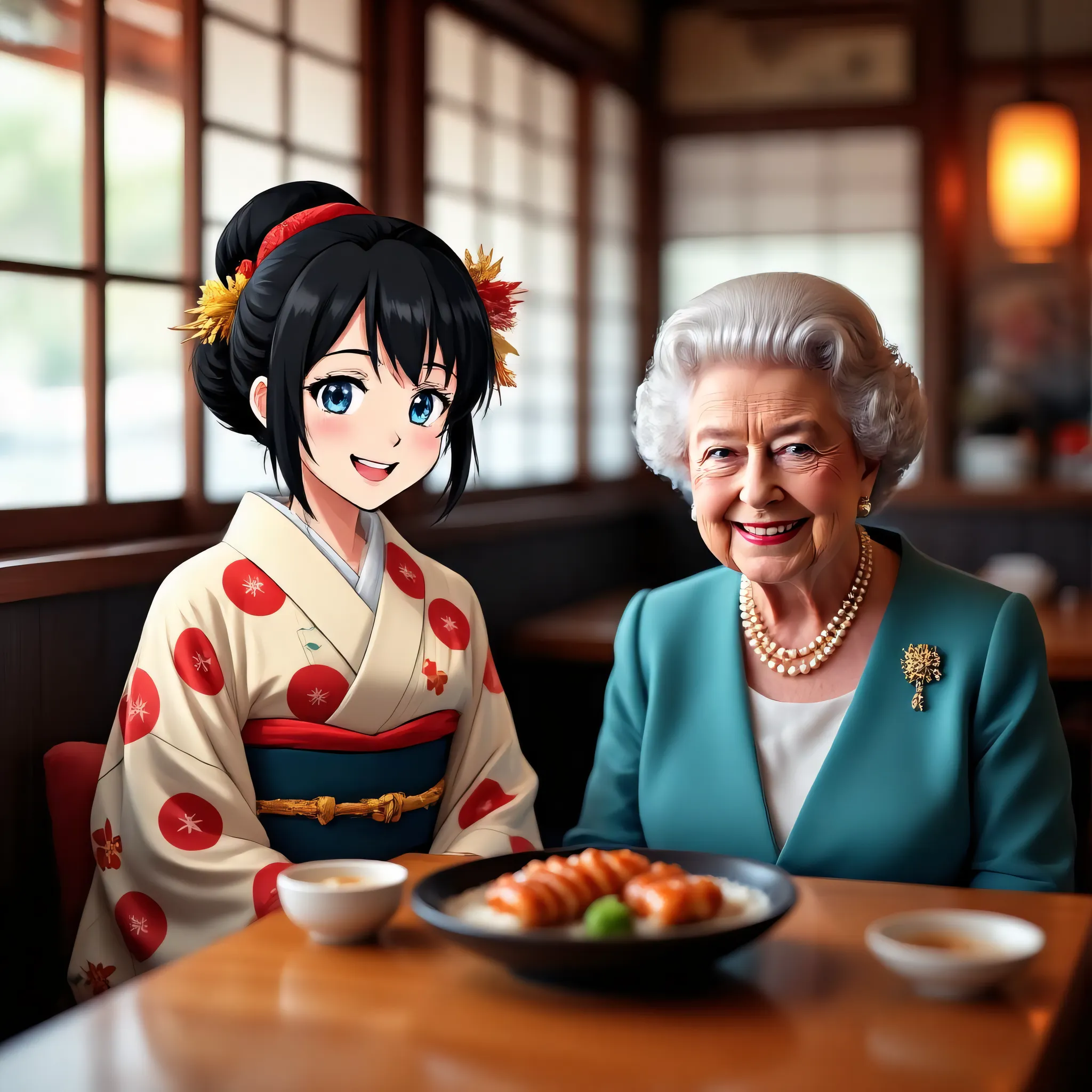 (0428) Queen's Sushi Delight 🍣👑