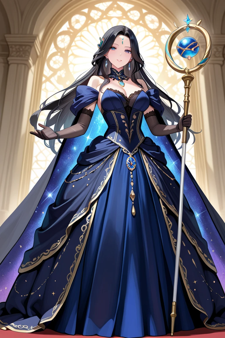 Full Length, Character References, Detailed outfit, beautiful, full-length, sexy, Full Body Character Reference, Wise Queen, Adult Woman, Magnificent Rich Attire, Medals, Jewelry, Dark colors, layered odeDark colors, layered clothing