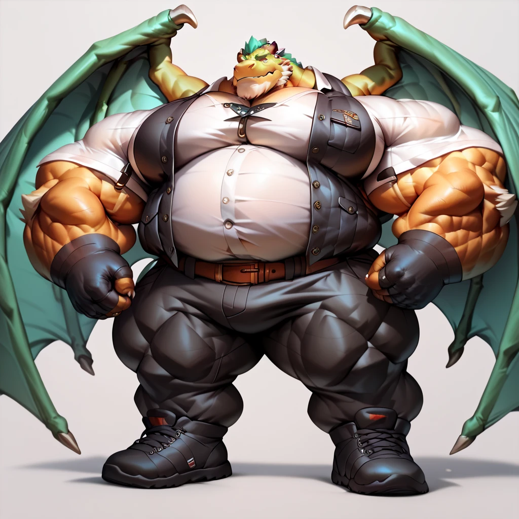 Full body image "(Highest quality, 8k, ultra-detailed, Realistic:1.2), Portraiture,, Muscular, Calm, Fearless smile, detailed, Blonde, strict, Intimidating, Powerful, Show off his strength", Brainwashed and possessed by a demon,Controlled by an evil heart,Demon body and wings,(((Huge penis))),Very large muscles,Full body images,The lower half of the body is hairy like an animal.,nsfw,Drooling from a wide open mouth,sex,2boy～4boy,Blood vessels throughout the body,2 people,Wearing armor