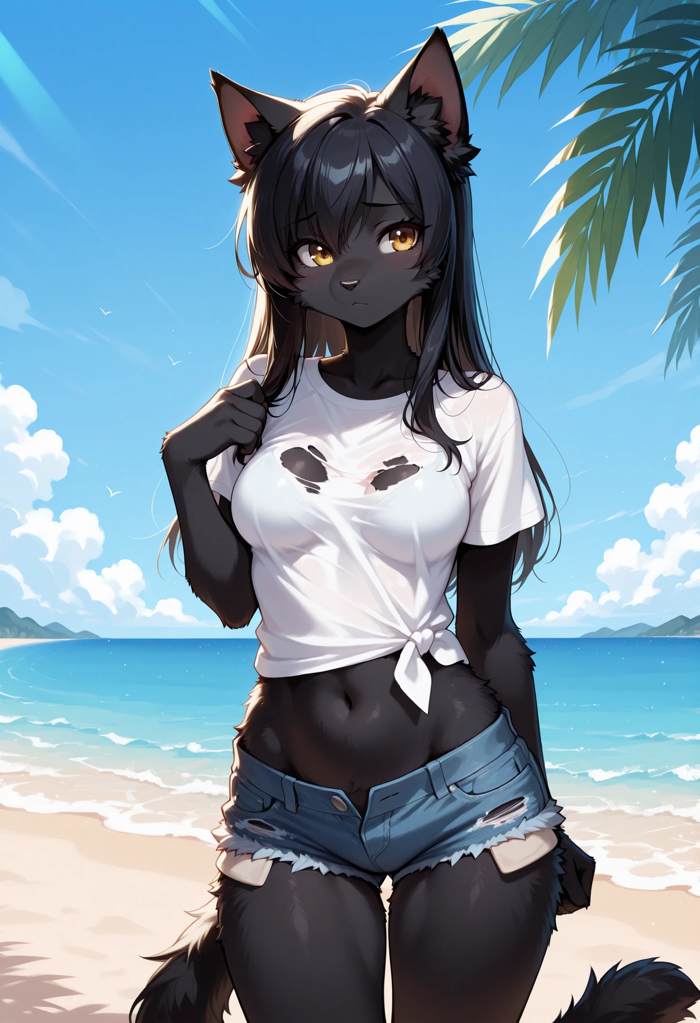 (masterpiece:1.3), (Best Quality:1.3), (Ultra-detailed:1.2), ((kawaii)), Cute, (lovely), ((sexy)), ((Extremely detailed)), 4K, (8K), Best Quality, (Beautiful), Illustration, anime style, (bold line:1.2), Gradation, looking at viewer, //, (bent down:1.1), (arms behind back), //, a cute girl, 1girl, (solo:1.2), gleaming skin, //, (flat chested), (Perfect eyes:1.2), (Perfect iris:1.2), //, darkblue hair color, (beautiful eyes) //, (half closed eyes:1.3), (sexual expression:1.2), Fascinated expression, smile, (blush:1.2), //, modern city background, sit on rock, sailor uniform with skirt, twin tails, muscle girl, hard abs, intricate fantasy armor adorned with chains and skulls