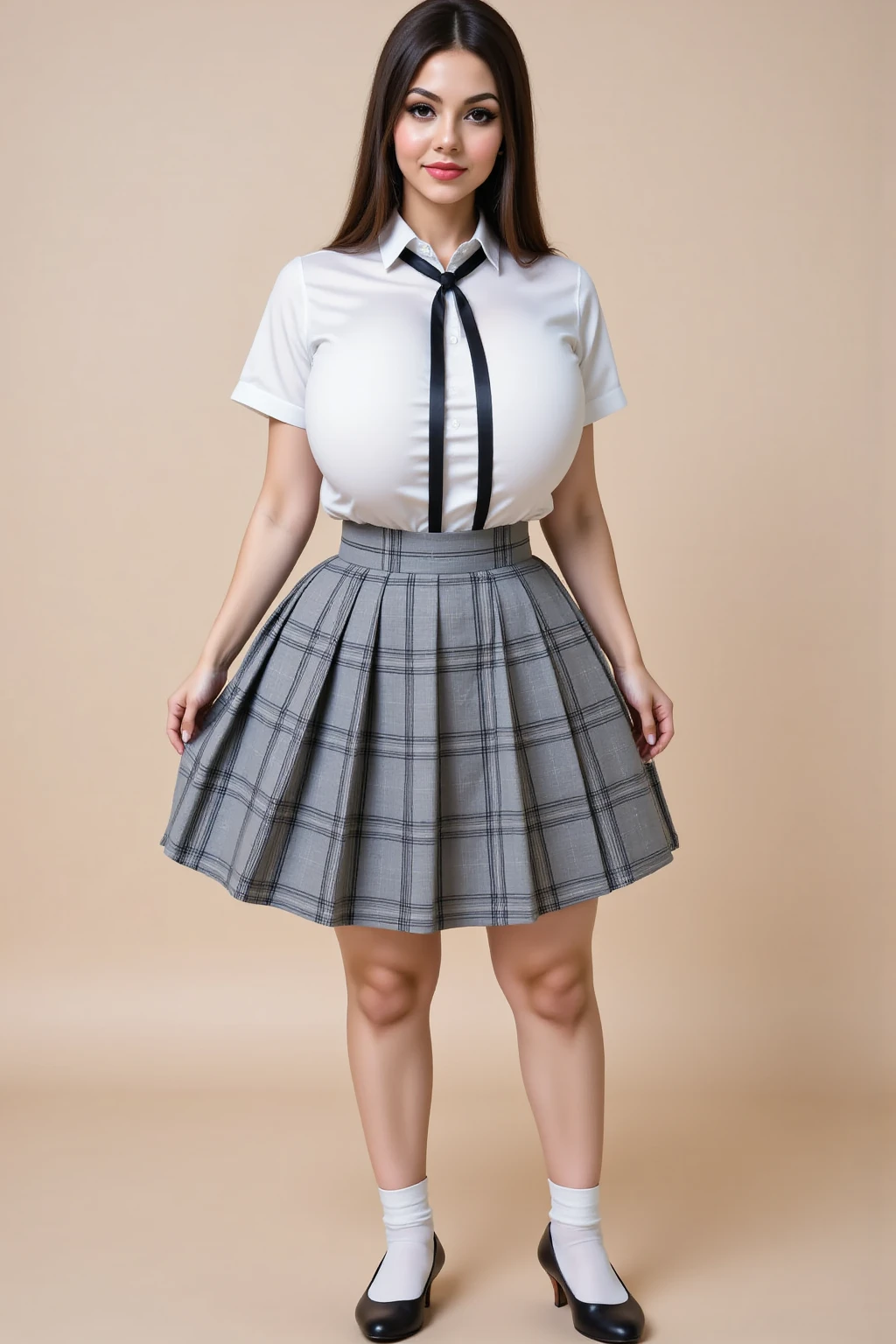 (best quality, masterpiece:1.2), (realistic, photo realistic:1.3), UHD, high detail color photo, extremely detailed CG unity 8k wallpaper, sharp focus, (best shadow), (glossy shiny skins), perfect anatomy, perfect hands, (cinematic lighting), glossy lips,
a portrait of (1girl), (Adorable) (wearing Scotland kilt), depth of field, (close up), sharp focus, detailed face, detailed skin, perfect face and body, (black hair, blunt bangs hair:1.2), in the downtown