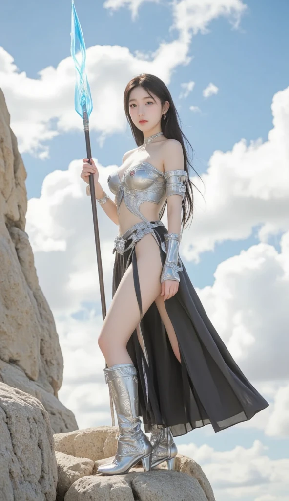 offcial art,统一 8k 壁纸,ultra - detailed,Beauty and aesthetics,high high quality,Valkyrie,tmasterpiece,Best quality at best,(zentangle,datura,Tangles,entangled:0.6),Greek temple,Large breasts,Heavy armor,complex patterns,Fighting posture,dramatics,Photorealistic, Super detail, Masterpiece, Best quality, A high resolution, 8K,full body shot shot