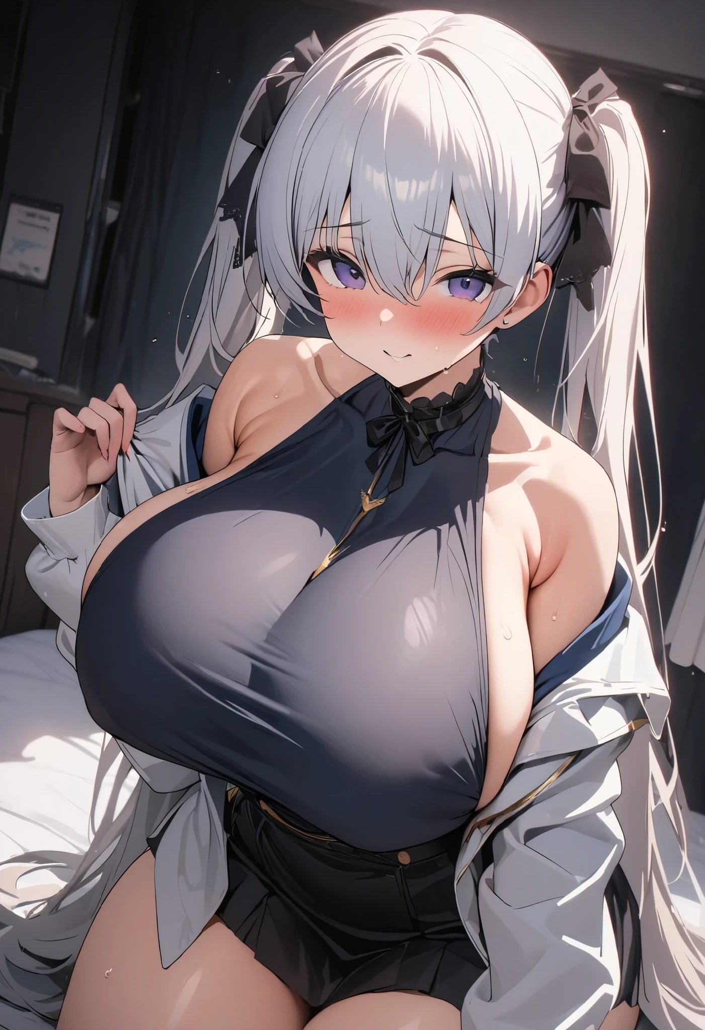 4K,High resolution, (Highly detailed CG,8K,wallpaper)、One ,(Clean detailed eyes),(Lie down、whole body,Put out the nipple),((NSFW)),(Huge breasts),(Huge breasts),(Huge breasts),(Huge breasts),(((Huge breasts))),(Beautiful and shapely breasts),dull-colored hair、Cute hairstyle,