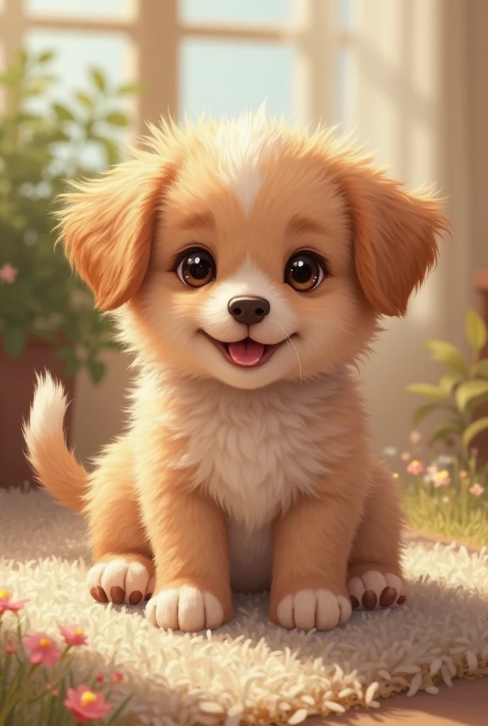 A cute puppy