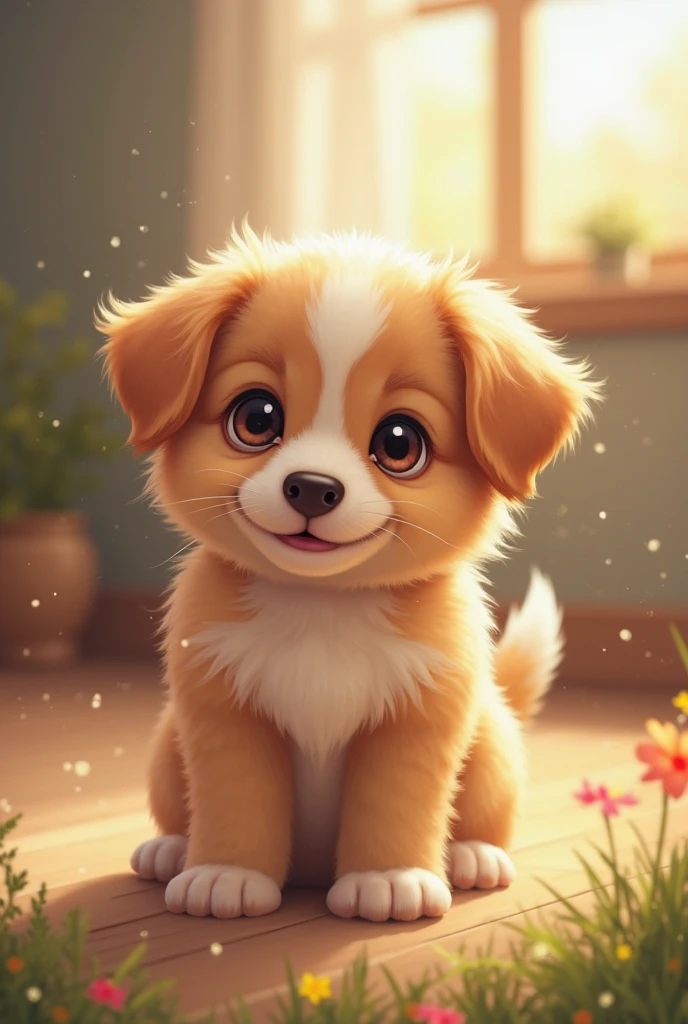 A cute puppy