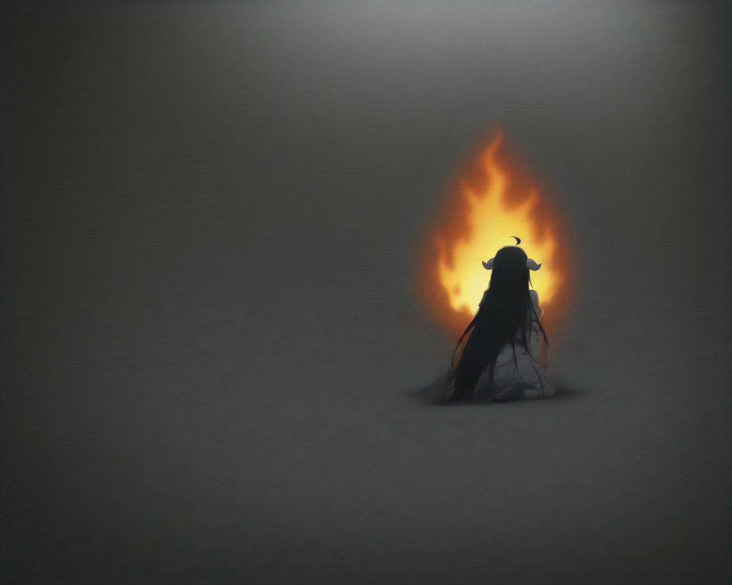 masterpiece, PremiumQuality, Anime Girl Kneeling, Anime Girl Kneeling, White Nazi SS, 4k manga wallpapers, bleached, Insect Repellent, Chatire Blood, Cool Anime 8K, gapmoe Sick, Sick, Background is a ruined city and fire {x} from Albedo from Anime Overlord, macabre smile, guffaw, Horny Laughter, Black hair Long hair, white mini-skirt, White long-sleeved military uniform