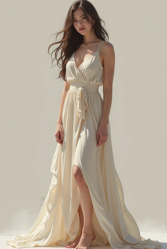 (Photo realistic:1.55), masterpiece, Best Quality, oftallado, blurry, depth_of_field, blurry_bottom, blurry_foreground, 1 girl, gloves, white_gloves, dress, motion_blur, Photo_(half), Alone, white_dress