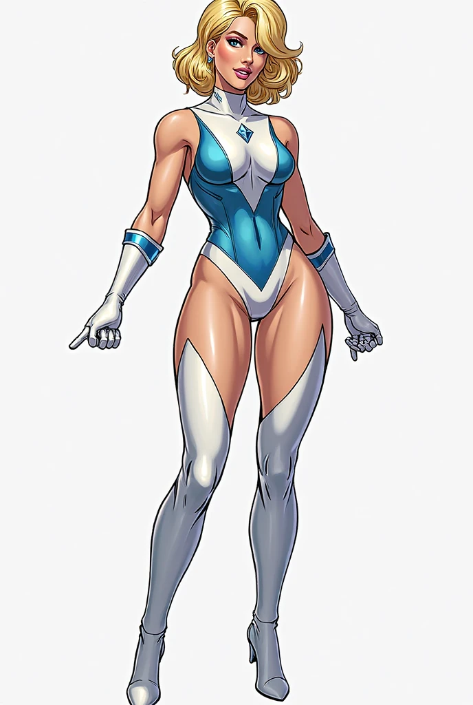 Full body picture:(masterpiece:1.2, best quality),(Very detailed),8K,wallpaper,1 female,Full body picture,Power Rangers,White pantyhose,Figure skater,Tall figure,Long legs,muscular,skating on ice,Super Sentai