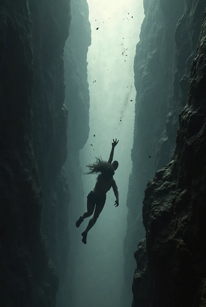Make someone see themselves falling from an abyss