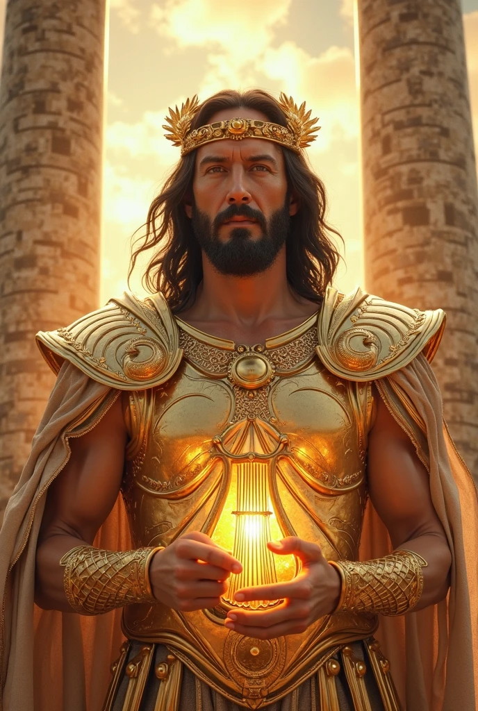 CRIAR TEXTO JESUS, 3D DOURADO 4K