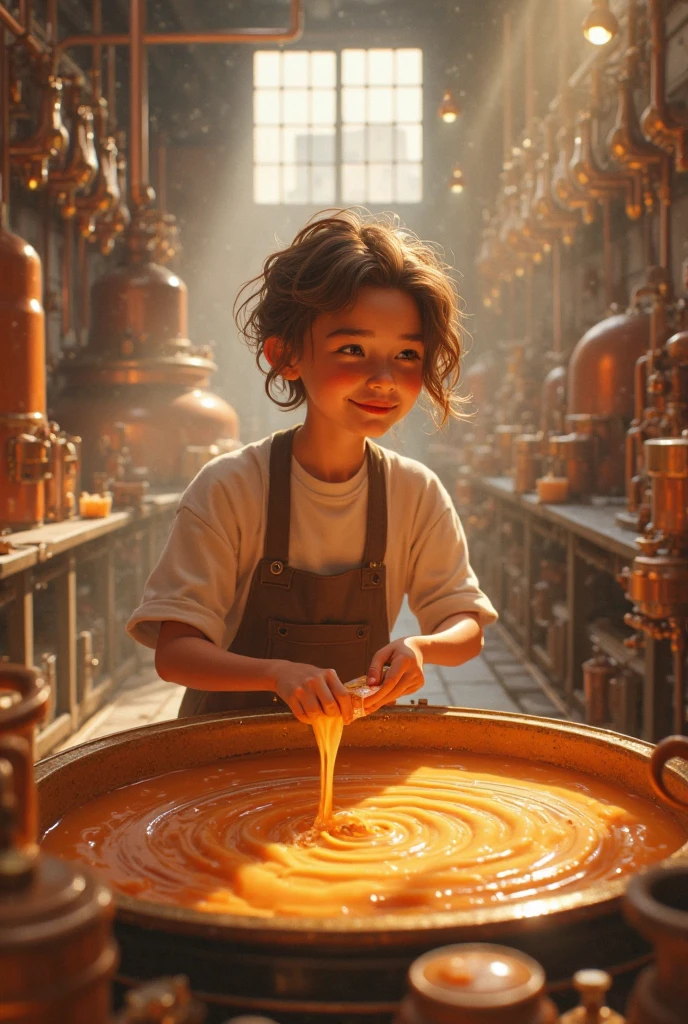 Child girl from the movie The Orphan putting poison in her parents' café