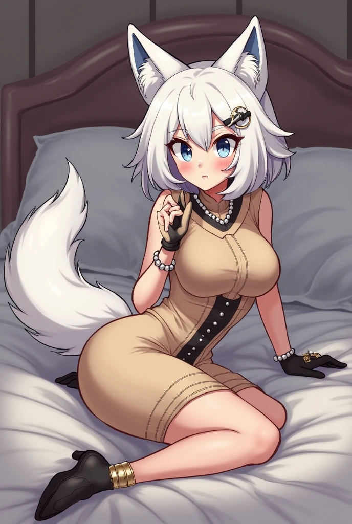 Only master piece,full 4k Hd defiition,only anime girl,panther girl,animal ears,panther ears,gray-white ears,white hair,long hair, hunter dress,brown,sexy dress,large dress,large,hunter bow,bow in  han, breast,beatiful breast,,sexy ,panther tail,fluffy tail,long tail,white tail ,thigs,brown legs,sexy legs,panthythose,dark brown panthythose,full body,sexy hunter pose