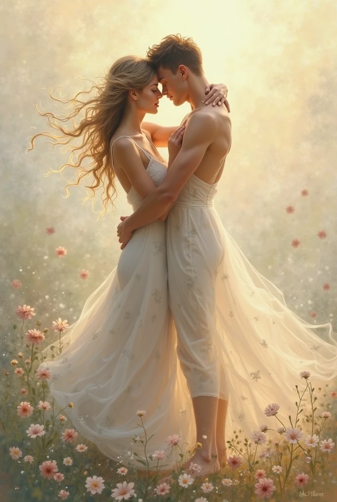 Aphrodite, The goddess of love fell in love with a very handsome young man