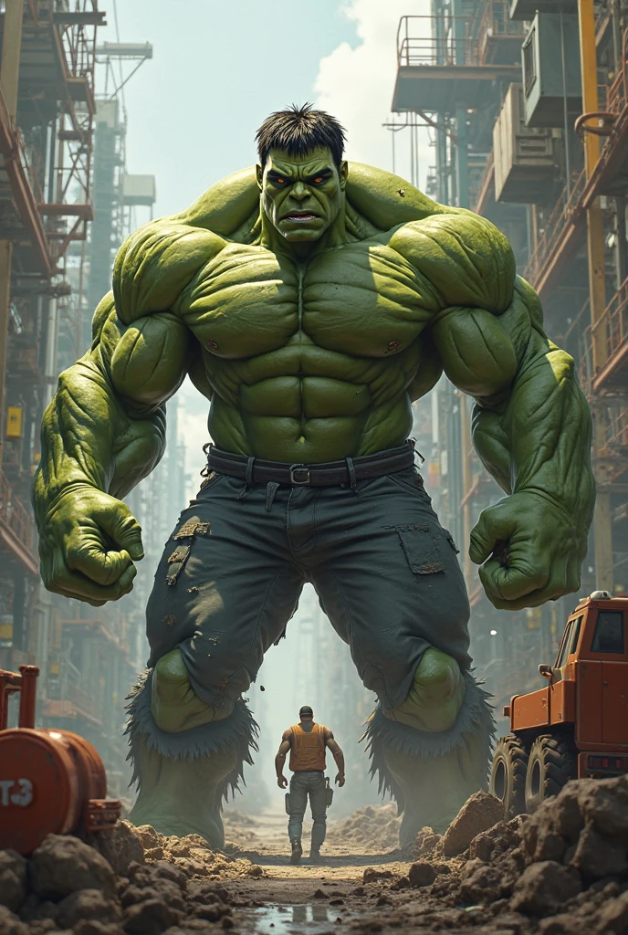 A photograph of the incredible Hulk 2150, Biomechanicals, complex robot, corpo inteiro, hiper realista, detalhes finos insanos, Extremely sharp lines, aesthetic cyberpunk, uma obra-prima, destaque no zbrush central, bordas arredondadas, trending on ArtStation, foco nítido, Studio photo, detalhes intrincados, altamente detalhado, Directed by: Greg Rutkowski
