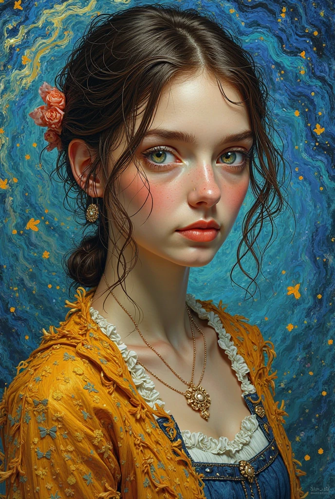 art by Thomas Edwin Mostyn, Portait of a Frustrated minerals, Relieving, Saturated, cinematic lighting, depth of field, bokeh, realism, photorealistic, hyperrealism, professional photography, uhd, dslr, hdr, ambient occlusion, iris and pupil rendering, advanced color grading