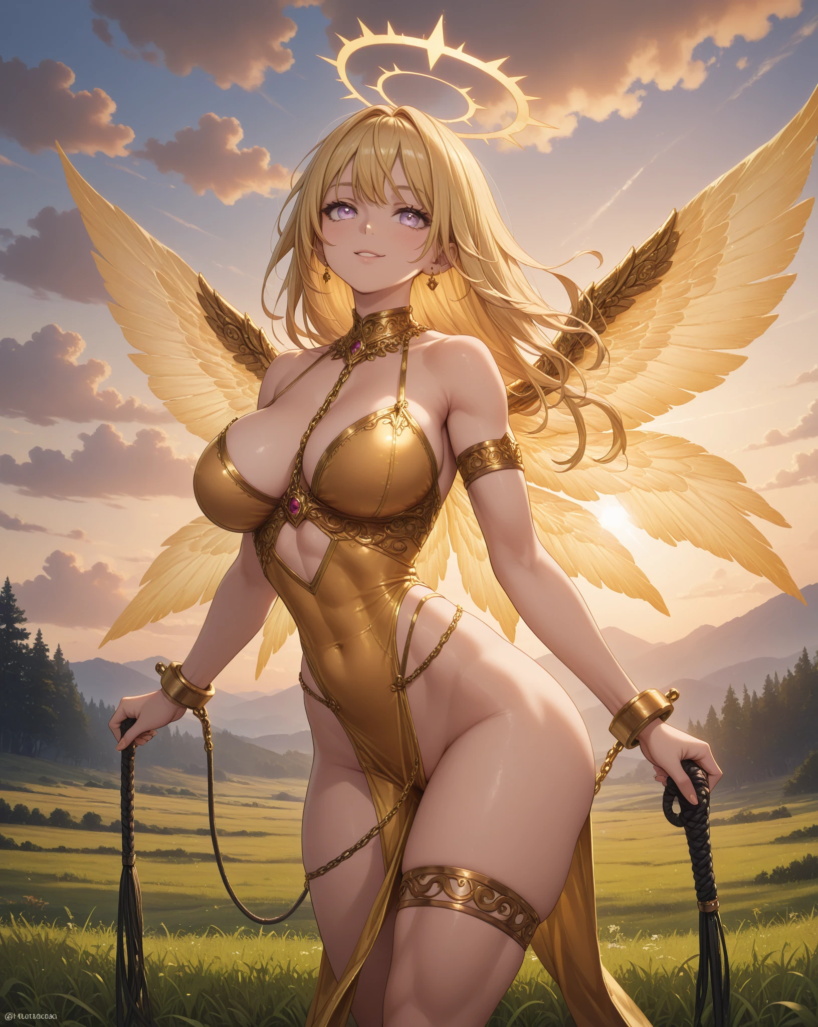 To Love-Ru,Golden Darkness,Fully nude,Nipples are there。Pussy in full view