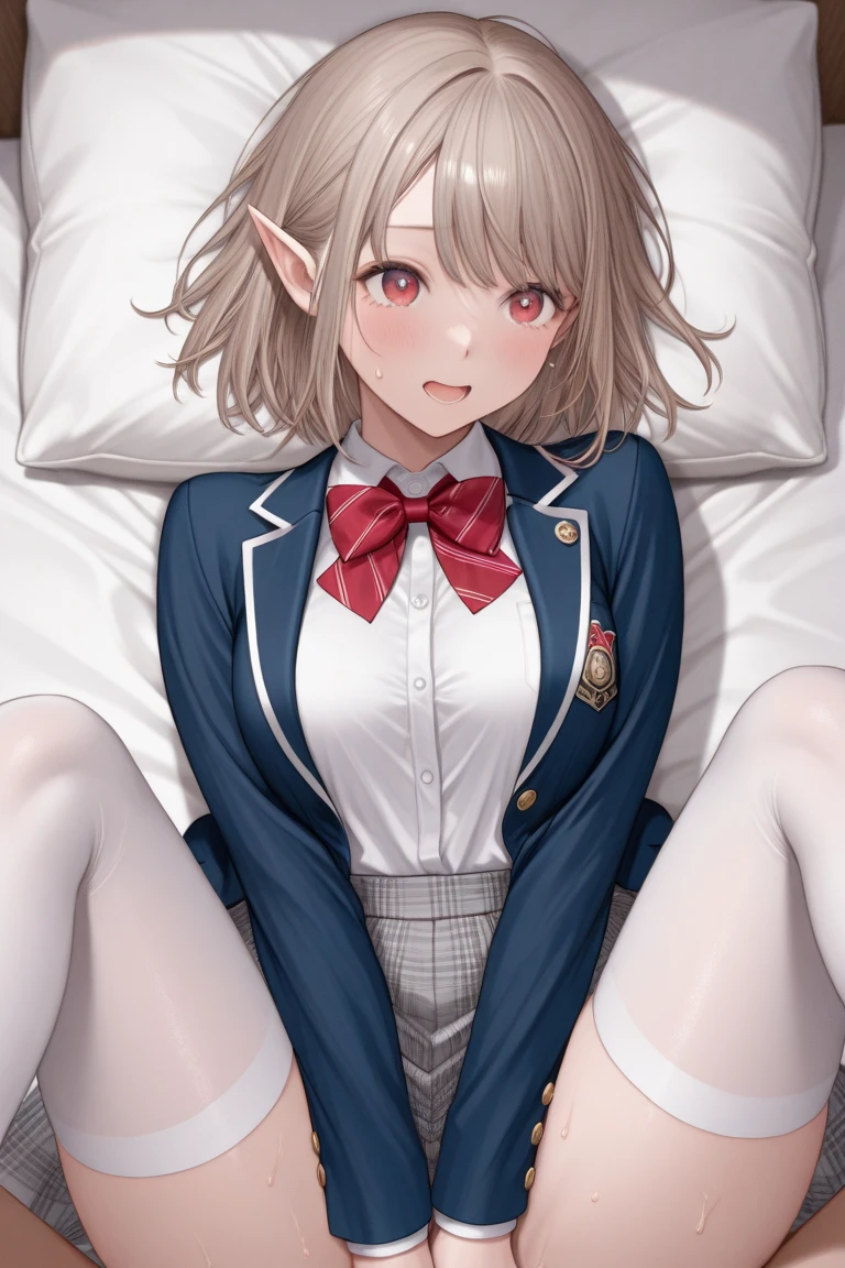 masterpiece、Best image quality、最high quality、Good looking girl ,  (cryin, Perfect Face) , independent , Looking into the camera, masterpiece, Anime art style, Cute Characters, Most detailed, high quality、(((blush, cry)))、(No clothes)、naked、(missionary, 1boy, ?????, lying, vaginal, pov, spread legs, sex, nsfw)、steam、spoken heart、Shiny Hair、Very fine and beautiful bright eyes、Very detailed, clear and beautiful face, Awards, Anatomically correct