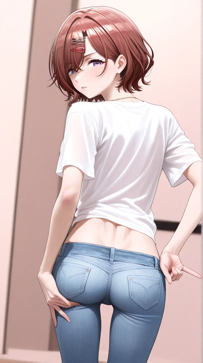 1girls, masterpiece, highest quality, disorganized, retro artstyle, 1980s \(style\)))), look viewer, (((full nude))), (Madoka Ayukawa, long hair, full nude), (((fll nude))), knee shot, full blush, (((no Panties))),, Take a look here, (((nsfw))), view audience, short hair, 2girls, nsfw, Genitals are visible, (((See here))), nsfw, (Japanese girl showing off genitals:1.1), look viewer, from below, (((a girl, Flying in the air in a naked, from the knees up))),