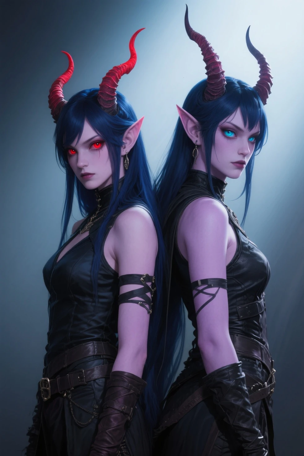 Three eyes, Two noses, Large ears, poison fangs, Mouth，Hela hairstyle，D罩，Kirin arm，Six crab legs[I want to be quiet]
