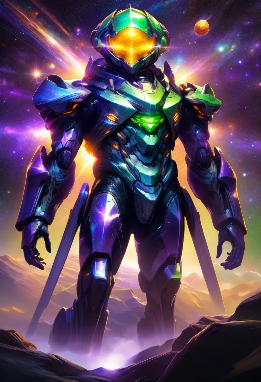 Best quality masterpiece ((Chris Hemsworth)) ((Thor)) Cyborg, elegant suit, sc3pt4 style,