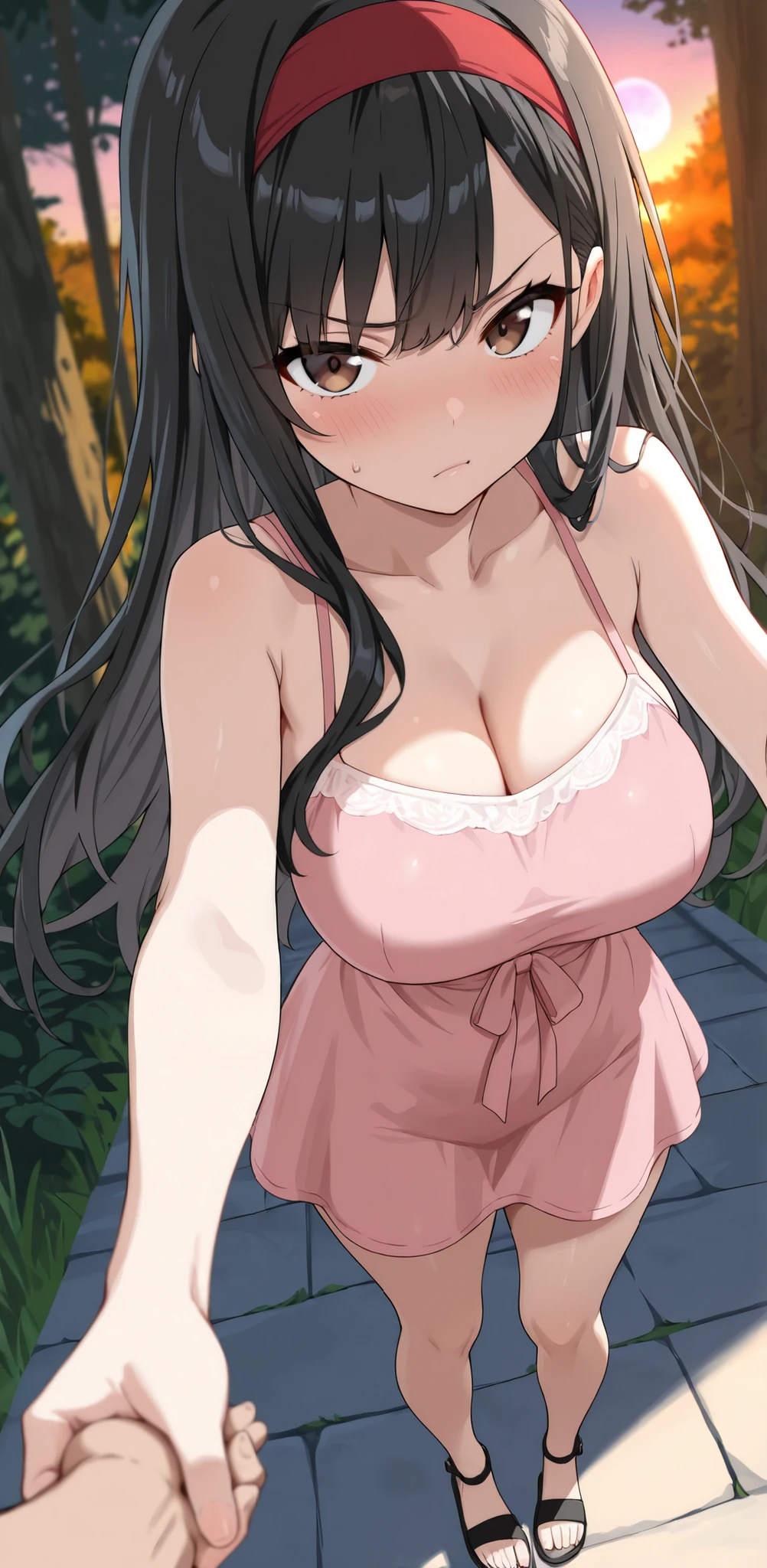 一peopleの女性、街には多数のpeople々、midnight、Red Light District、Beauty、Light pink dress、crowd、beautiful girl、Beggar、Receive money、Torn dress、Used condoms are scattered、Age 20、get stuck in trash、Looking down at the viewer, long hair、High heels, Highest quality, Focus on the thighs, smile,panties、bra、Model Body Type、Large Breasts、Black Hair,My thighs are steaming between my legs 、Angle from directly below、people々Seduce、Dirty face、Obscene sound effects、Naughty sound effects、Being touched