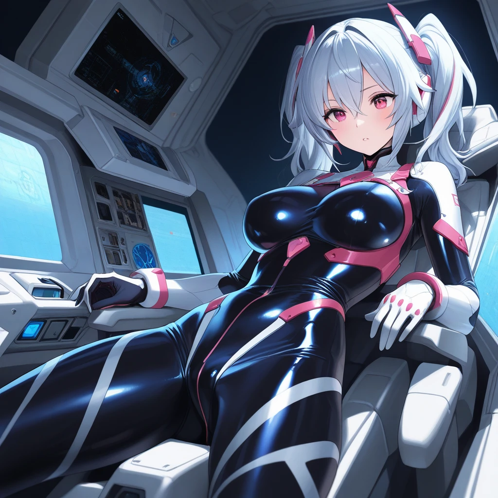 hentai, art, 8k, masterpiece, 1girl, (rolling_eyes), (crouching) ((exposed_pussy)), sex, wet, ((spreaded_legs), (hands_behind_head),, green_lightnings, (Fu_Hua), (Herrscher_of_Sentience), grey_hair, red_eyes, (large_breasts), (plug_suit), (greek_clothing), white_bodysuit, glowing_bodysuit, pink_accents, green_crystal_on_chest, (piss), ((squirting))