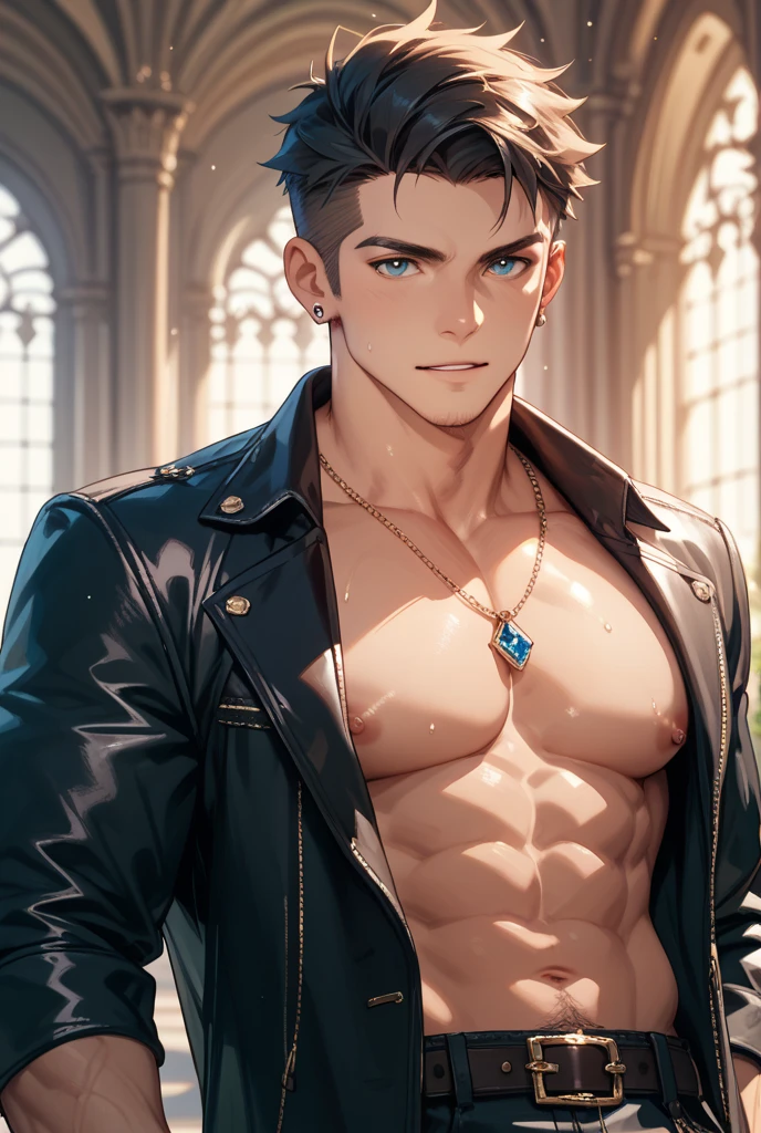 Model design,Sculpture design,Libido boy Dorian Gray 18 year old ,handsome,musculous,Expose muscles, In cute colored slip panties With patterns , showing off herself, her buttocks, , Dynamic pose, posing in front of the camera, impressive bulge in panties