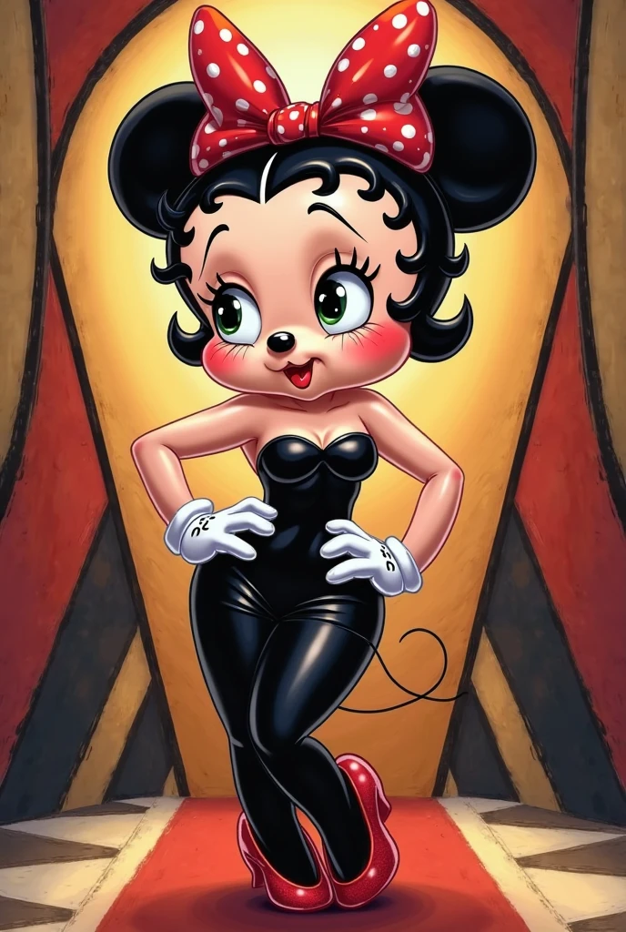 Sexy Minnie mouse big size cilicone tits