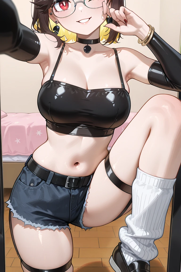Fubuki, natural lighting, masterpiece, highly detailed, illustration, game CG, absurdres, high quality, aichan, large breasts, beautiful detailed eyes, short, (tape gag), (tape bound), (arms bound), (legs bound:1.2), eyes wide, shocked, surprised, collarbone, sitting, (knees bent), Fubuki has a huge ass, Fubuki is small bikini, Fubuki has huge tits