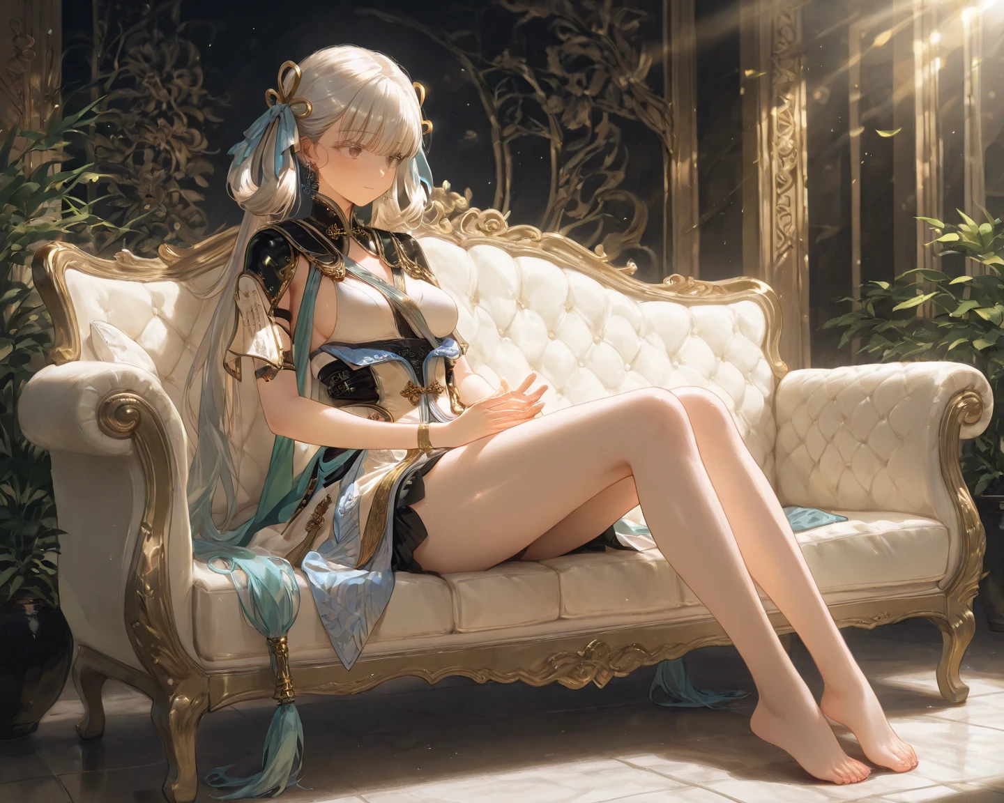 1
anime girl with white dress and black stockings sitting on the ground, in dress, seductive anime girl, , cute anime waifu in a nice dress, ecchi anime style, anime barbie in white stockings, ecchi style, anime moe artstyle, an anime girl, anime girl in a maid costume, ecchi, shikamimi
2
anime girl with white dress and black stockings sitting on the ground, an anime drawing inspired by Li Chevalier, pixiv, tachisme, lolidress, seductive anime girl, , cute anime waifu in a nice dress, ecchi anime style, anime barbie in white stockings, ecchi style, anime moe artstyle, an anime girl