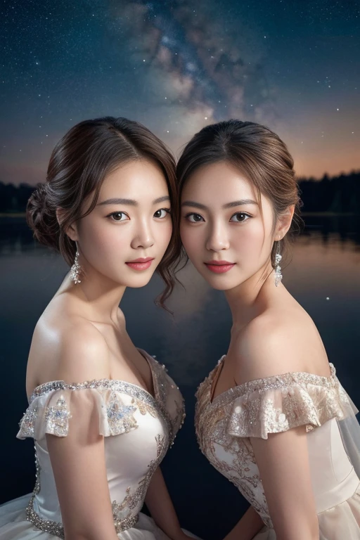 best quality, masterpiece, upper body,
(adult:1.6) hungarian woman, (smirk:0.4), arms behind head,
braided golden hair,
sparkling eyes,
victorian sundress,
floating light particles, centered, --auto