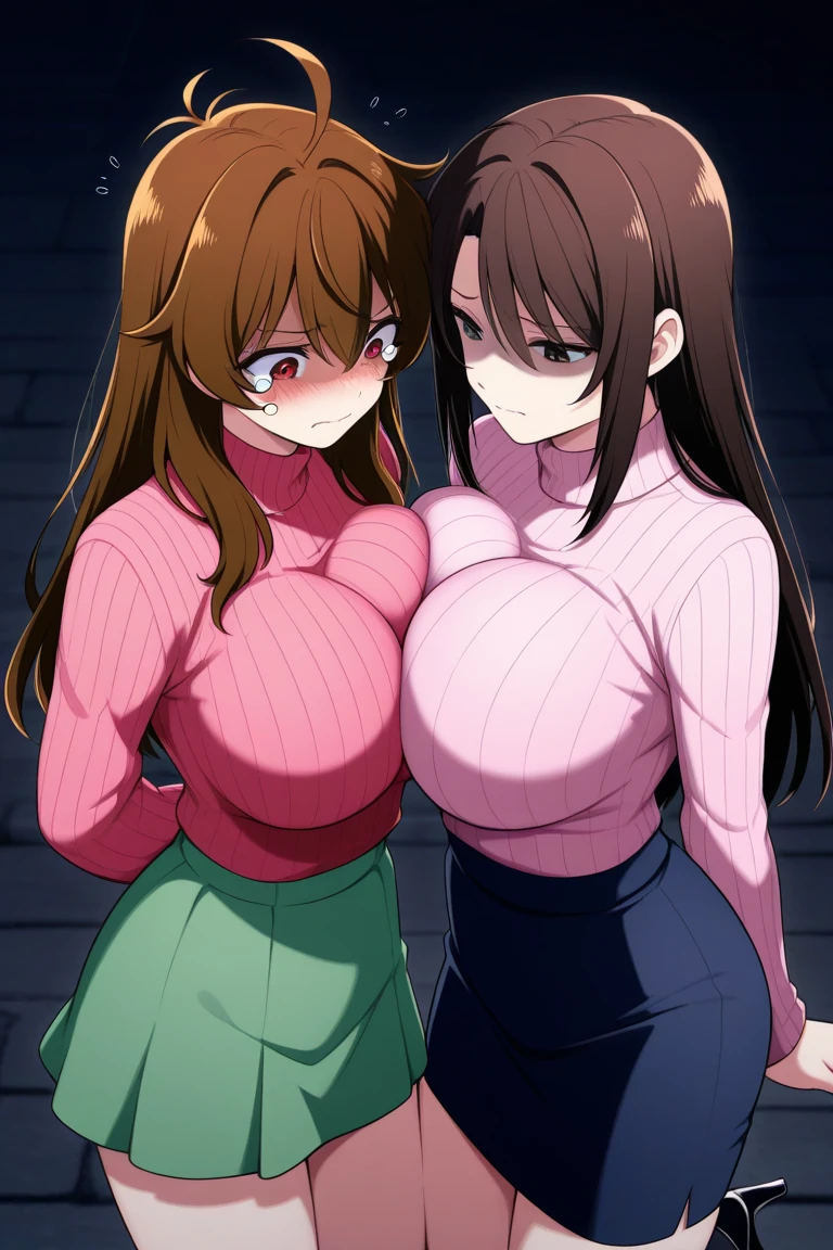 best quality slave big breasts smile sweater blindfold 