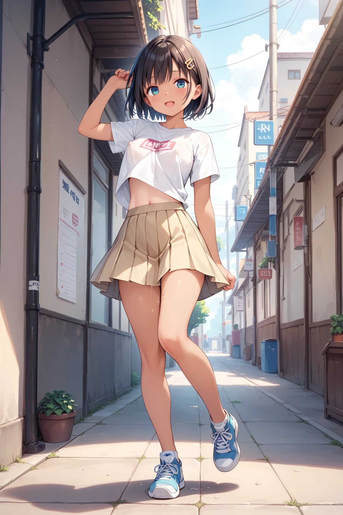 denim skirt
