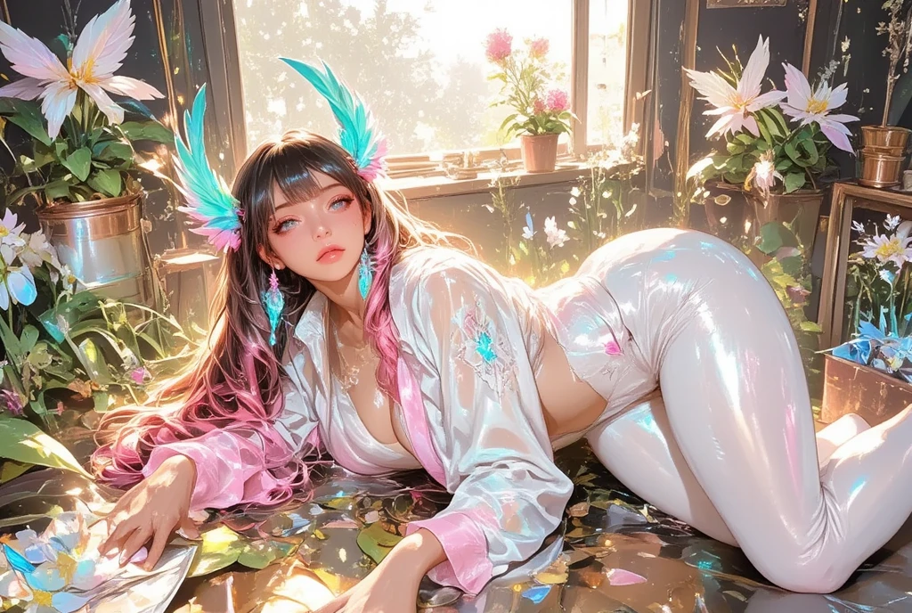 Shot alone)、((((17-year-old beautiful girl))))Perfect Style、an anime girl、beautiful anime woman、Anime girl cosplay、Adorable anime girl、Beautiful anime girl、beautifull asian girl ever、Perfect girl、goddess of Japan 、Surreal anime、best qualtiy、masterpiece、illustratio、extremely delicate and beautiful、ighly detailed、 nffsw, 8k wallpaper, magnifica, Attention to detail, masterpiece, top-quality, art by, AJC 8k wallpapers are very detailed, huge filesize, ultra-detailliert, hight resolution, The ultra -The high-definition, ighly detailed, beautiful girl details, Eyes and face very detailed, beatiful detailed eyes, (Raw photography、top-quality), (realisitic, photorealisim:1.3),, Light on the Face, (brown haired: 1.3), chubby breasts, Loose beautiful hair、(Swollen eyes)、(K-pop idols))、(enticing)、bangss、(Seduction poses)))、Dark eyeliner、long eyeslashes、erotick、fringe、small earring、Small necklace、((narrow her eyes))、((fullnude)),(((pleatedskirt)))、(Sweaty white skin)、appealing breasts、(fascinating butt)、seductiv、sexual、It's wet、Very clean skin、long and beautiful legs、Squat with your legs open、(Photorealsitic: 1.4), Nice detailed eyes, heavy eye makeup,(Show your legs)、(looking through legs),((Solo / Solo Focus)),beauty legs,(17 age),(((High School Girl Beautiful Girl)))、wide-hips、Colossal tits