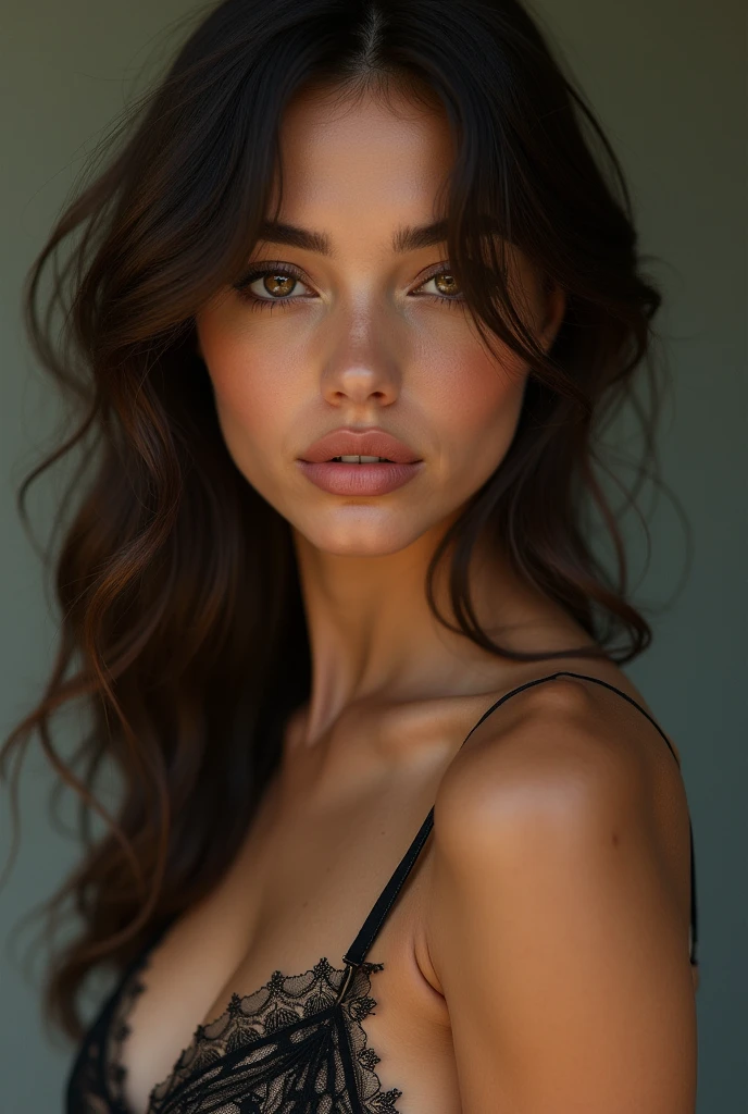 Create a sexy brunette in her mid 20s