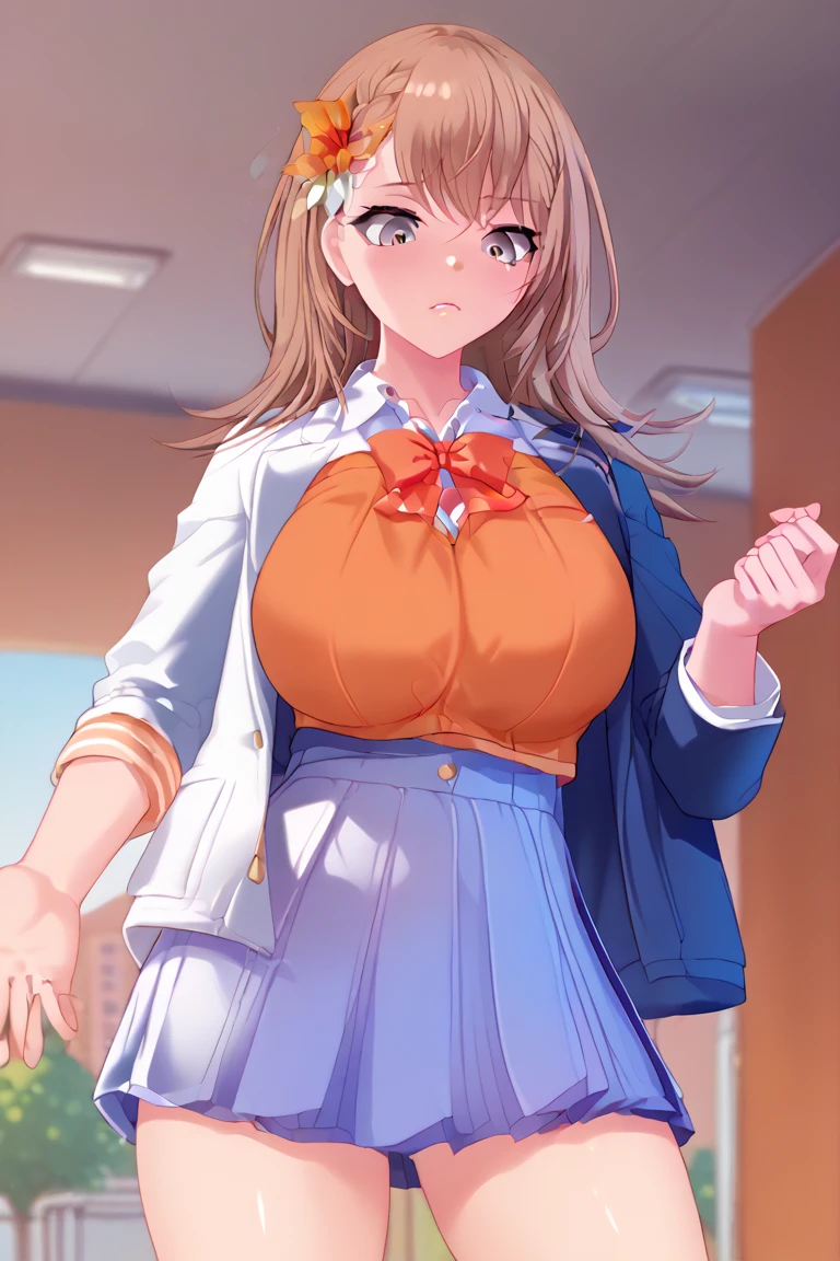Nakano Miku,Big Tits,naked,tits,Ecchi,Anime Style,In the classroom,Titty fuck