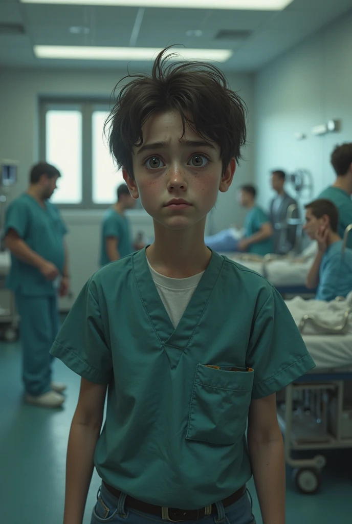 In this comedy movie, a little boy in a science lab goes wrong with an experiment and ends up covered in soot and in tatters after an explosion.