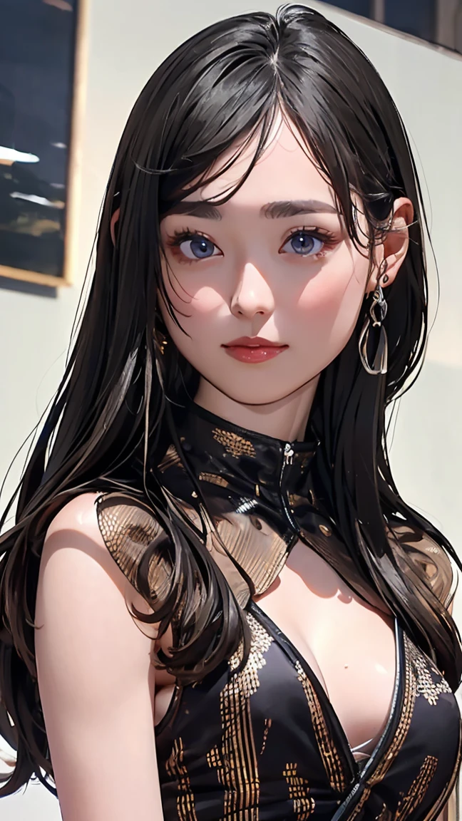 absurdres, highres, (ultra-detailed background, detailed background), extremly detailed,
1girl, artist style, (Fashion Magazine Cover:1.2), (zentangle:1.3), material effects, upper body,